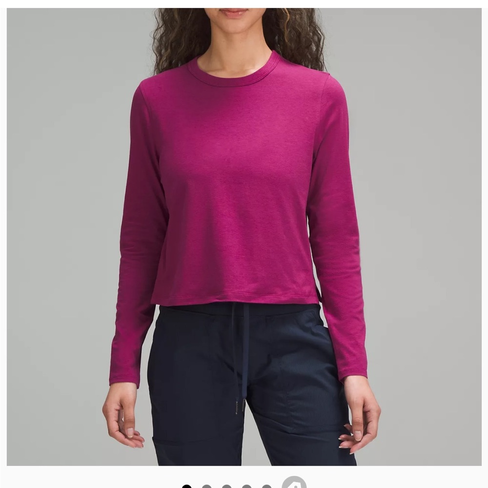 VGUC Lululemon Classic Fit Cotton Blend LS 6
